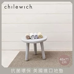 【chilewich】美國抗菌環保地墊 玄關墊46x71cm 鵝卵石灰色