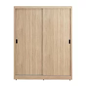 IDEA-MIT寢室傢俱4x7尺滑門衣櫃 暖棕原木