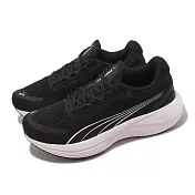 Puma 慢跑鞋 Scend Profoam Jr 女鞋 大童鞋 黑 白 針織鞋面 運動鞋 緩衝 37911901