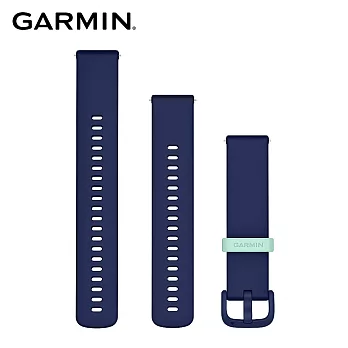 GARMIN Quick Release 20mm 矽膠錶帶  海軍藍