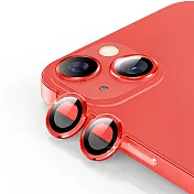 City Boss for iPhone 14 / iPhone 14 Plus 系列鋁合金鏡頭貼 紅色
