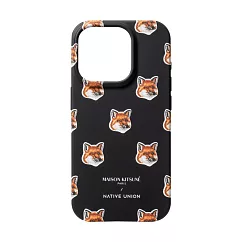 Maison Kitsuné 聯名All Over Fox Head系列─ iPhone 15 Pro手機殼