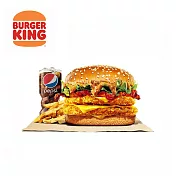 (電子票) 漢堡王 美式花生雙層脆雞堡經典套餐【受託代銷】