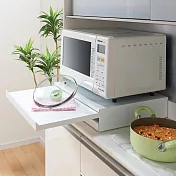 【adachi】日本製廚房電器多功能收納雙層抽屜式工作台45cm(可延伸廚房作業空間)