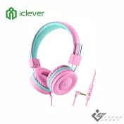 iClever HS14 兒童耳機 粉紅色