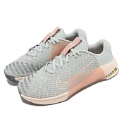 Nike 訓練鞋 Wmns Metcon 9 女鞋 灰 粉紅 健身 緩震 穩定 運動鞋 DZ2537-002