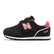 New Balance 373 男女小童休閒鞋-黑-IZ373AA2-W 16 黑色