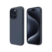ABSOLUTE LINKASE SILICONE iPhone 15 Pro 6.1吋 MagSafe 類膚觸矽膠保護殼(多色可選) 深藍