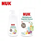 德國NUK-植萃奶瓶蔬果清潔液組合950+750mL