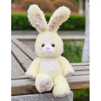 帕菲寶貝 PuffyPals 小號斯雅莉兔 全長30cm（不含耳朵）絨毛玩具 黃色