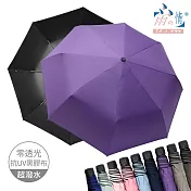 【雨之情】防曬膠輕鋁抗風折疊傘 青蓮紫