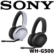 SONY WH-G500(G5)無線耳罩式電競耳機 2色 360空間音效 40mm大單體  索尼公司貨保固一年 黑色