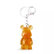 O’Pretty 歐沛媞 幸運水晶泰迪熊鑰匙圈(12X3cm)-多款可選 黃