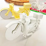 【Hoobbe】外送披薩機車造型披薩刀-白