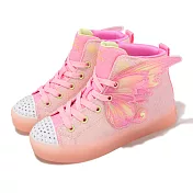 Skechers 童鞋 S Lights-Twi-Lites 2.0 中童 粉 翅膀 閃燈 燈鞋 小朋友 高筒 314350LLPMT