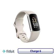 Fitbit Charge 6 進階運動健康智慧手環 心率追蹤 米色