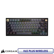 CORSAIR 海盜船 K65 PLUS WIRELESS 三模無線機械式電競鍵盤 紅軸 黑色 英文