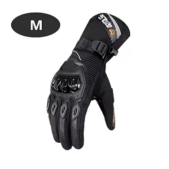 【MOTOLSG】冬季摩托車重車手套(防雨雪可觸控) 黑色M號
