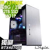 iStyle U500T 水冷工作站 i9-13900K/Z790/128G DDR5/2T+2TSSD/RTX4070TI_12G/850W/W11P