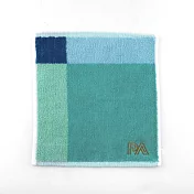 【Peter & Andy】純棉100% MIT設計製造::小方巾-經典LOGO  綠