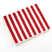 【Peter & Andy】純棉100% MIT設計製造::運動毛巾-條紋  紅白