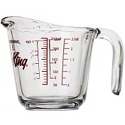 《FOXRUN》Anchor握柄耐熱玻璃量杯(250ml) | 刻度量杯