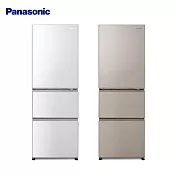 Panasonic 國際牌 ECONAVI 385L三門變頻電冰箱(全平面鋼板) NR-C384HV -含基本安裝+舊機回收 N1(香檳金)