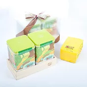 【無藏嚴選】阿里山高山茶精緻禮盒─紅綠菁典─紅茶60g+綠茶100g【節慶款】