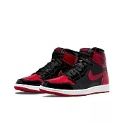 Air Jordan 1 OG Patent Bred 黑紅 漆皮 流行款 休閒鞋 555088-063 US8 黑紅