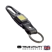 【TRUE】英國多功能充電型LED鈕扣燈鑰匙圈CLIPLITE TU918