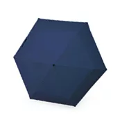 傘霸 終身保修迷你布丁傘 極輕降溫黑膠抗UV晴雨傘(手開傘/體感降溫/摺疊傘/輕量傘) 深藍