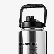 BROOKLYNWORKS 3.8L高規保冰保溫桶 -銀色