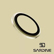 Sardine iPhone 15/15Plus共用 AR鈦合金藍寶石鏡頭貼 鈦冷黃