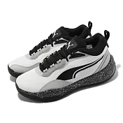 Puma 籃球鞋 Playmaker Pro Splatter 灰 黑 男鞋 回彈 緩震 實戰 運動鞋 37757606