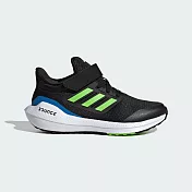 ADIDAS ULTRABOUNCE EL K 中大童跑步鞋-黑綠-IG5396 16.5 黑色