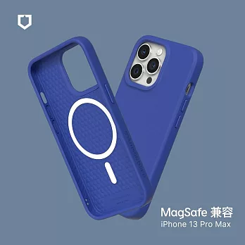 犀牛盾 iPhone 13 Pro Max (6.7吋) SolidSuit (MagSafe 兼容) 防摔背蓋手機保護殼- 經典藍