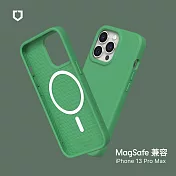犀牛盾 iPhone 13 Pro Max (6.7吋) SolidSuit (MagSafe 兼容) 防摔背蓋手機保護殼- 鸚鵡綠