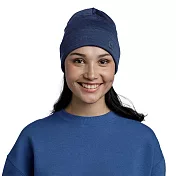 【西班牙BUFF】耐寒 500 gsm-美麗諾羊毛精靈帽-  午夜藍