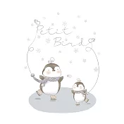韓國Petit Bird 竹纖維防水保潔(防尿)墊～企鵝家族～嬰幼兒 兒童 寢具 午睡墊 防水墊 尿布墊 彌月禮～