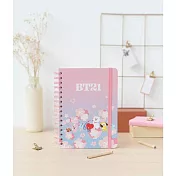 【BT21】粉紅櫻花季 A5筆記本