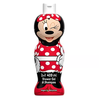Disney 米妮 2合1 沐浴洗髮精 400ml(萌Q收藏版)