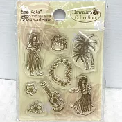 日本Decola Hancoleine 夏威夷 海邊系列 水晶印章(共2款) -烏克麗麗