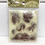 日本Decola Hancoleine 復古系列 水晶印章(共3款) -果實
