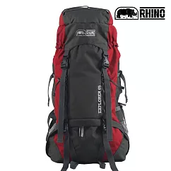 Rhino 犀牛Explorer 65公升易調式背包(登山包、旅行包) 灰紅