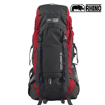 Rhino 犀牛Explorer 65公升易調式背包(登山包、旅行包)  灰紅