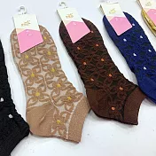 【Wonderland】復古花卉日系棉質短襪/踝襪/女襪(5雙) FREE 隨機.含重覆色