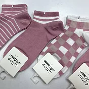 【Wonderland】小葡萄日系棉質短襪/踝襪/女襪(5雙) FREE 隨機.含重覆色