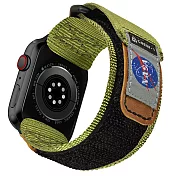 Mifa Apple Watch EDC-34太空總署NASA系列戰術尼龍混搭真皮皮革運動錶帶(38/40/41mm) 極光綠
