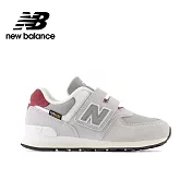 New Balance 574系列 中大童 休閒鞋 -灰-PV574KBR-W 19 灰色