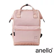 anello 霧面微光澤感 防潑水口金後背包 Regular size- 亮粉色
